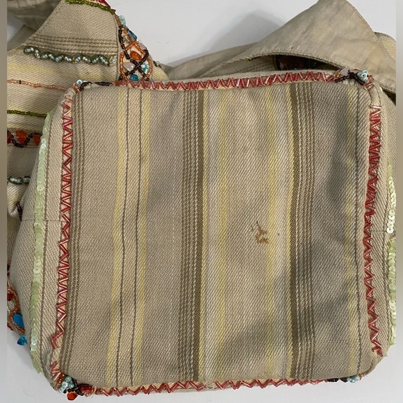 Chan Luu Beaded Boho bucket Bag 100% Cotton - Picture 16 of 16